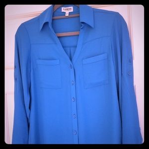 Express Portofino Shirt Button Down Blouse XSmall
